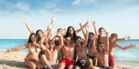 colonie été plage